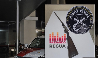 Dois jovens são flagrados com arma de fogo em Ourinhos