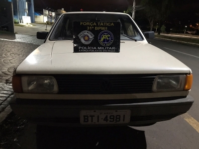 Dupla é presa por receptação de carro furtado em Ourinhos 