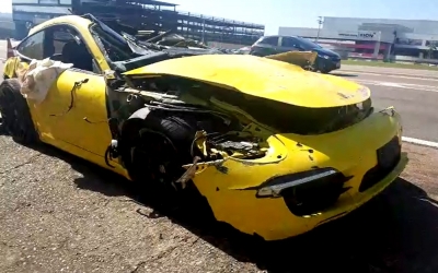 Mulher morre ao atropelar vaca com carro de luxo no interior de SP