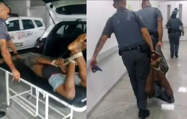 Prisão preventiva é decretada para homem amarrado por policiais durante abordagem em São Paulo
