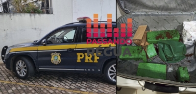Passageiro de ônibus é preso pela PRF com maconha durante fiscalização na BR-153 em Ourinhos