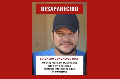 Homem desaparece e preocupa familiares em Ourinhos 