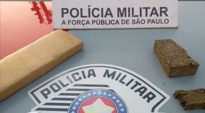 Jovem é preso com tijolo de maconha no Jardim Santa Fé em Ourinhos