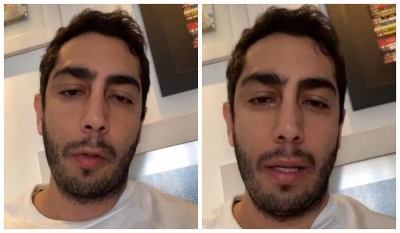 Humorista Jonathan Nemer chora ao ver mãe se alimentando sozinha após mais de 100 dias de internação