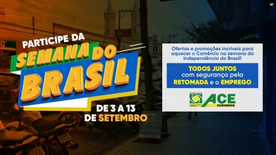 Semana do Brasil começa nesta quinta, 3