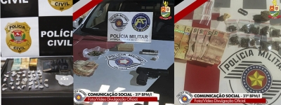 Tráfico de drogas em Ourinhos e Salto Grande são destaques do setor policial nas últimas horas 