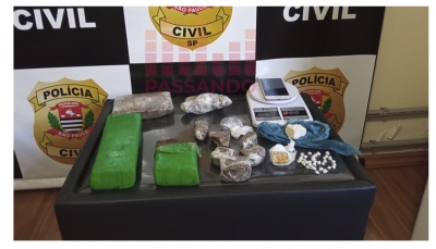 Polícia Civil de Ourinhos combate tráfico de drogas, um suspeito foi preso em flagrante