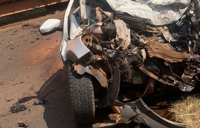 Motorista morre após batida frontal contra carreta canavieira na região 