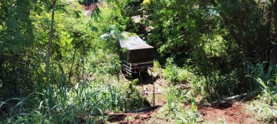 Colisão caminhão e carro na BR-369 em Santa Mariana deixa casal com ferimentos