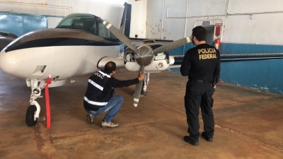 PF apreende aeronave clandestina de Honduras durante operação em aeroporto da região 