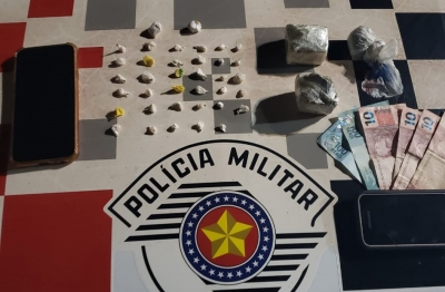 Casal é preso por tráfico de drogas no Recanto dos Pássaros em Ourinhos