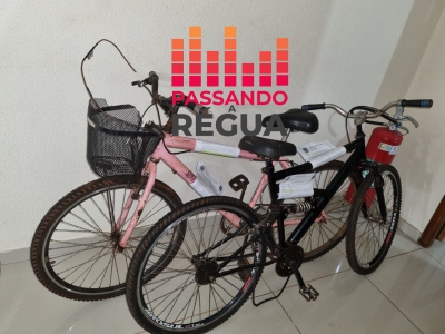 Bicicletas são apreendidas pela polícia em Ribeirão do Sul