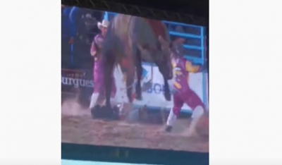 Peão pisado por touro em rodeio na região recebe atendimento rápido da equipe de socorristas da Megatronic Care de Ourinhos 