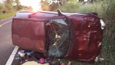 Homem é preso após raptar e estuprar ex-companheira e ainda capotar carro em rodovia na região 
