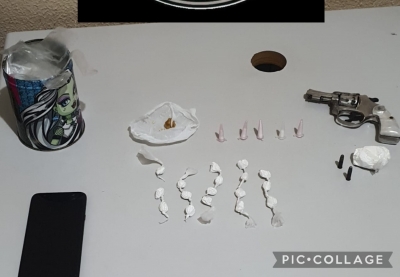 Homem é preso com crack, cocaína e revólver em Ourinhos 