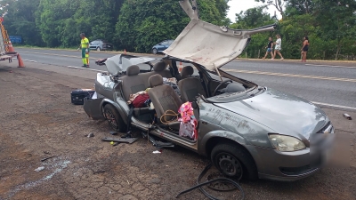 Capotamento na BR-369 deixa cinco vítimas no norte do Paraná; Motorista em estado gravíssimo
