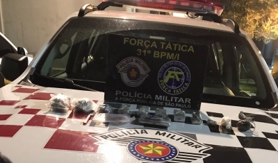 Traficante é preso com crack e maconha em Santa Cruz do Rio Pardo 