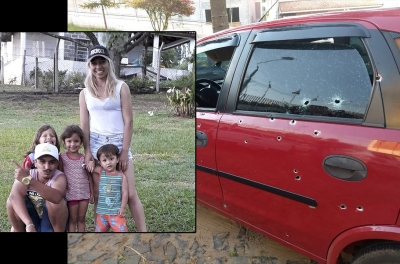 Casal e criança são mortos com cerca de 50 tiros no Paraná