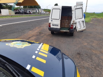 PRF apreende 300 kg de produtos derivados de leite transportados de forma irregular na BR-153