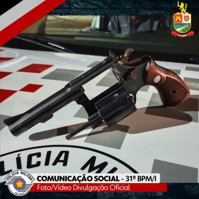 Promotor de eventos é detido portando revólver em Ourinhos 