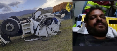 Caminhoneiro de Ourinhos escapa ileso de acidente e amigos fazem vaquinha para conserto do caminhão