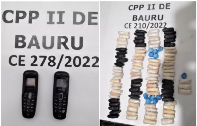 Presos são flagrados com celulares e drogas no estômago após volta de “saidinha” em penitenciária da região 