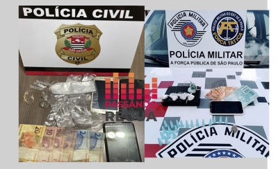 DISE de Ourinhos prende servente e apreende adolescente por tráfico de drogas em Canitar