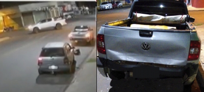 Mecânico procura por condutor que bateu em sua caminhonete e fugiu em Ourinhos; veja o vídeo