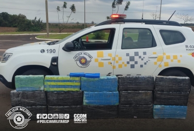 Casal é preso com grande quantidade maconha em Palmital 