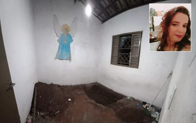 Mãe encontra corpo de filha enterrado dentro de quarto no interior de SP