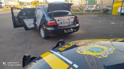 PRF apreende 35.000 maços de cigarros contrabandeados em Ourinhos