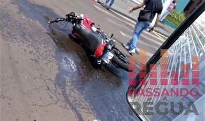 Motociclista fica ferido em acidente em Ourinhos 