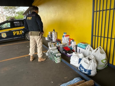 Polícia Rodoviária Federal prende dupla por contrabando na divisa SP-PR em Ourinhos