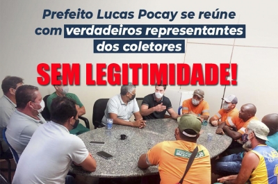 Prefeito Lucas se reúne com “meia dúzia” de servidores, mas não atende sindicato e muito menos verdadeira comissão dos coletores de lixo de Ourinhos 