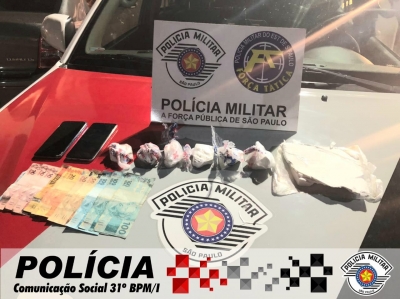 Vigilante e frentista são presos por tráfico de drogas em Ourinhos 
