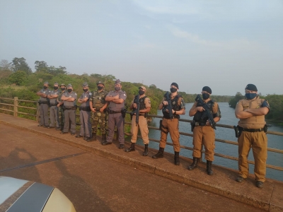 Polícia prende 100 durante operação contra crime organizado na divisa entre SP e PR