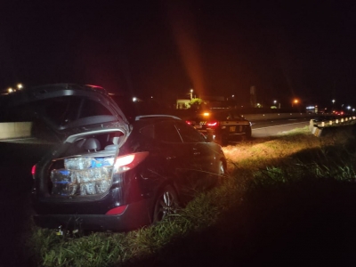 Fuga alucinante termina com um homem preso, quase 300 KG de maconha apreendidos e um veículo recuperado pela PRF de Ourinhos 