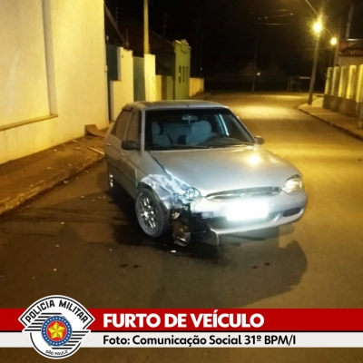 Bandido é preso pela PM após assaltar posto em Canitar e sofrer acidente em Chavantes