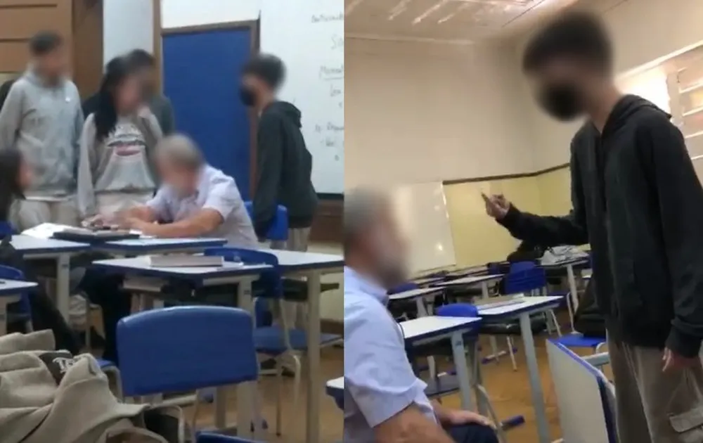 Após viralizar vídeo de aluno desrespeitando professor na região, sindicato diz que atitude é insustentável