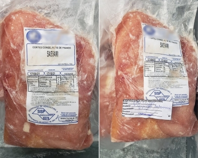 Prefeitura notifica empresa após encontro de 8 kg de frango vencido em escola no interior de SP