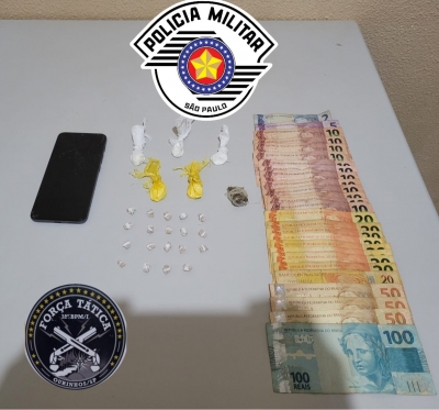 Homem é preso com cocaína, crack e maconha em Ourinhos 