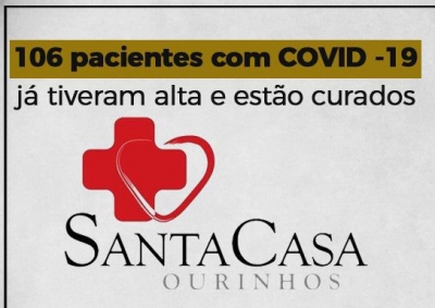 No Dia do Hospital, Santa Casa de Ourinhos destaca número de pacientes curados que tiveram Covid-19 