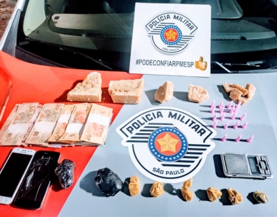 Letrista e açougueiro são presos por tráfico de drogas no Itamaraty em Ourinhos 