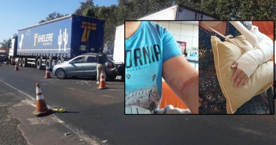 Sobrevivente de engavetamento com quatro mortes na BR-153 acredita que motorista de caminhão foi imprudente  