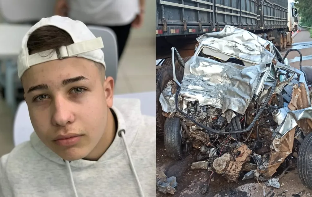 Estudante de medicina morre ao bater de frente com caminhão a caminho da faculdade na Raposo Tavares; carro ficou irreconhecível