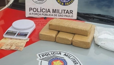 Dupla é presa por tráfico de drogas no Recanto dos Pássaros em Ourinhos 