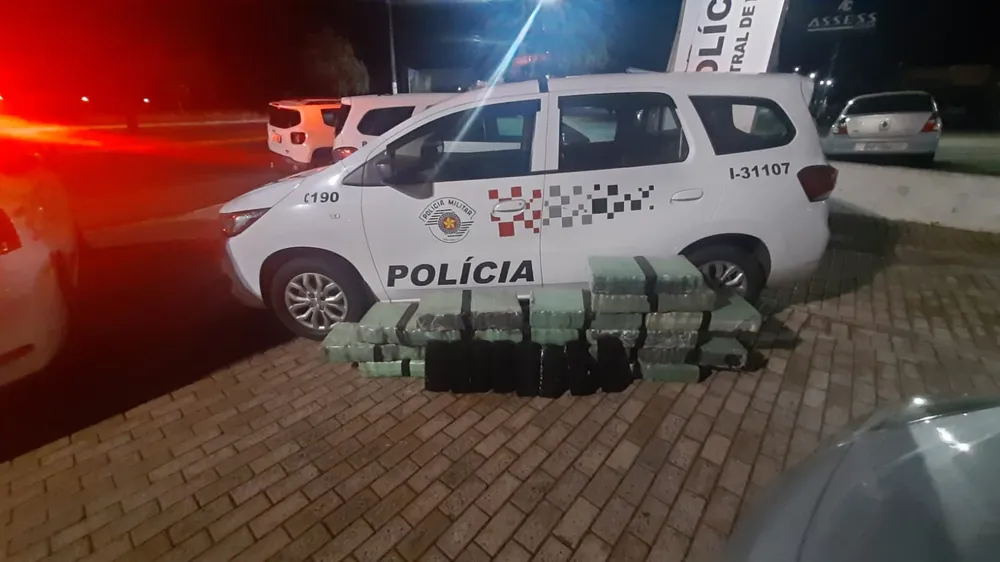 Polícia Militar apreende mais de 200 quilos de maconha em Salto Grande 
