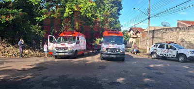 Criança de 6 anos fica ferida em acidente envolvendo duas motocicletas em Ourinhos
