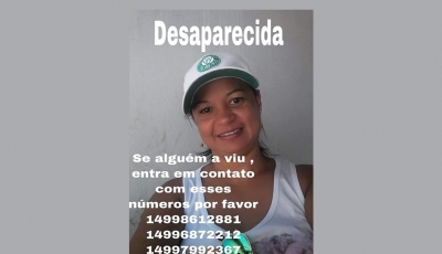 Bombeiros fazem busca por mulher desaparecida na região