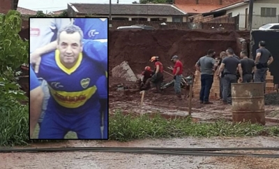 Pedreiro morre soterrado em obra após forte chuva em Santa Cruz do Rio Pardo 